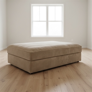 Chelsey puf til flydersofaen | Mink fløjls puf